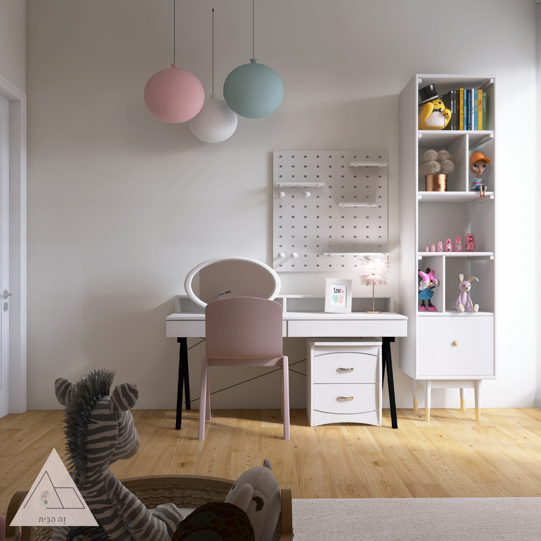 עיצוב חדר לבת 4 